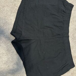 Women’s Black Casual Shorts